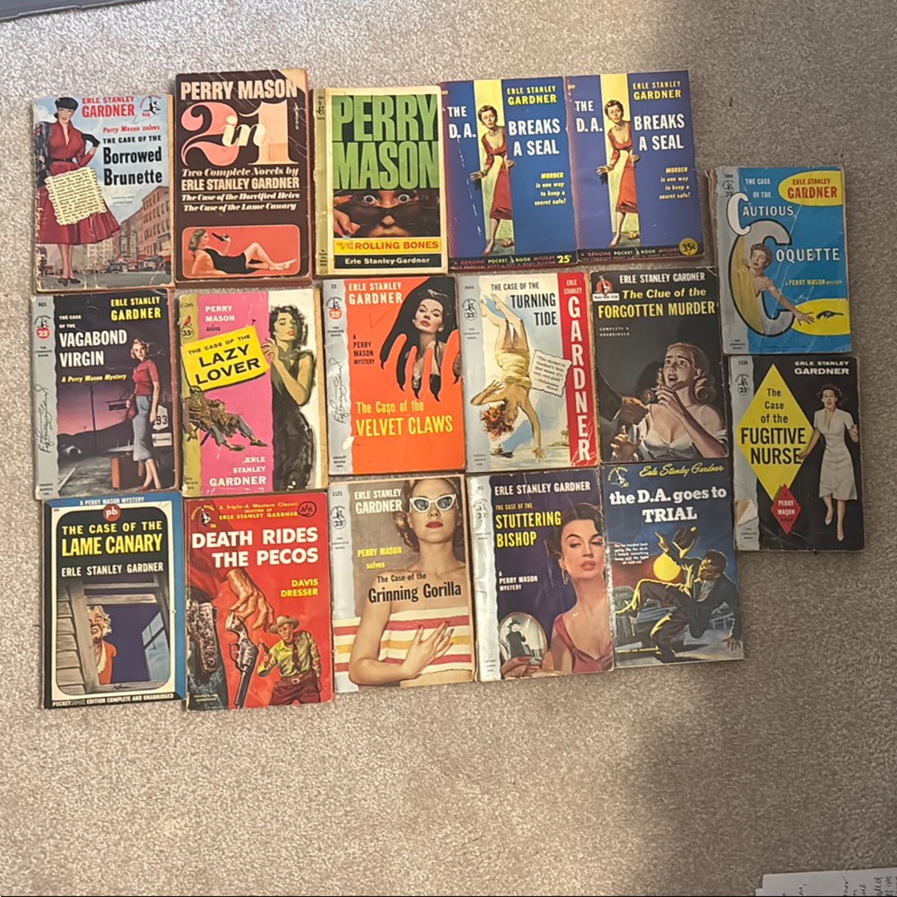 Vintage Mystery and Crime Paperback Book Collection